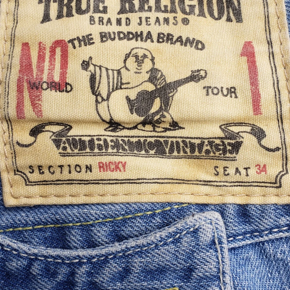 True Religion Men's Light Blue Jeans